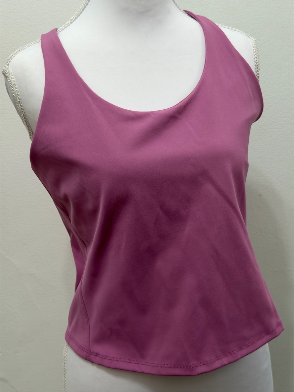 SPANX Magenta Scoop Neck Tank Top